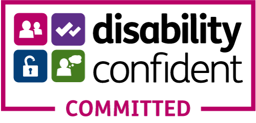 Disability confident committed logo