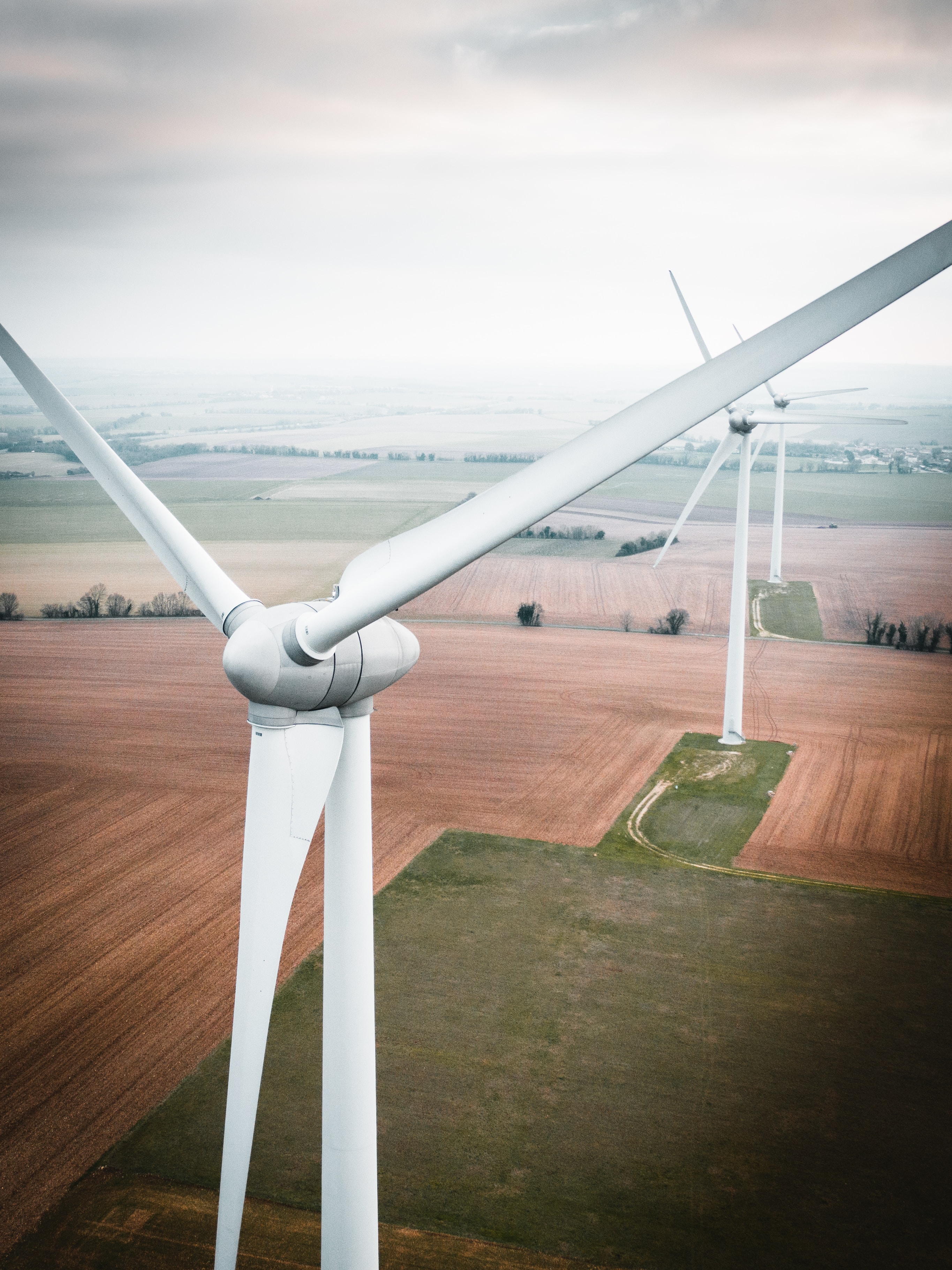 Image of wind turbines.