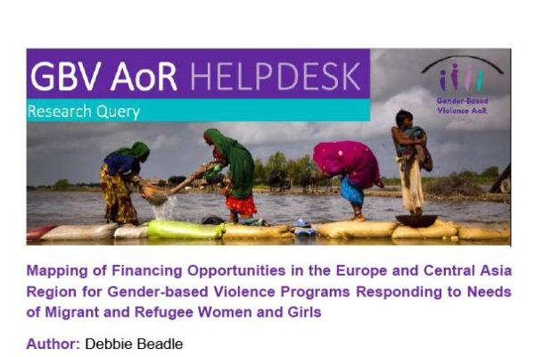 Mapping of Financing Opportunities in the Europe and Central Asia Region for Gender-based Violence Programs