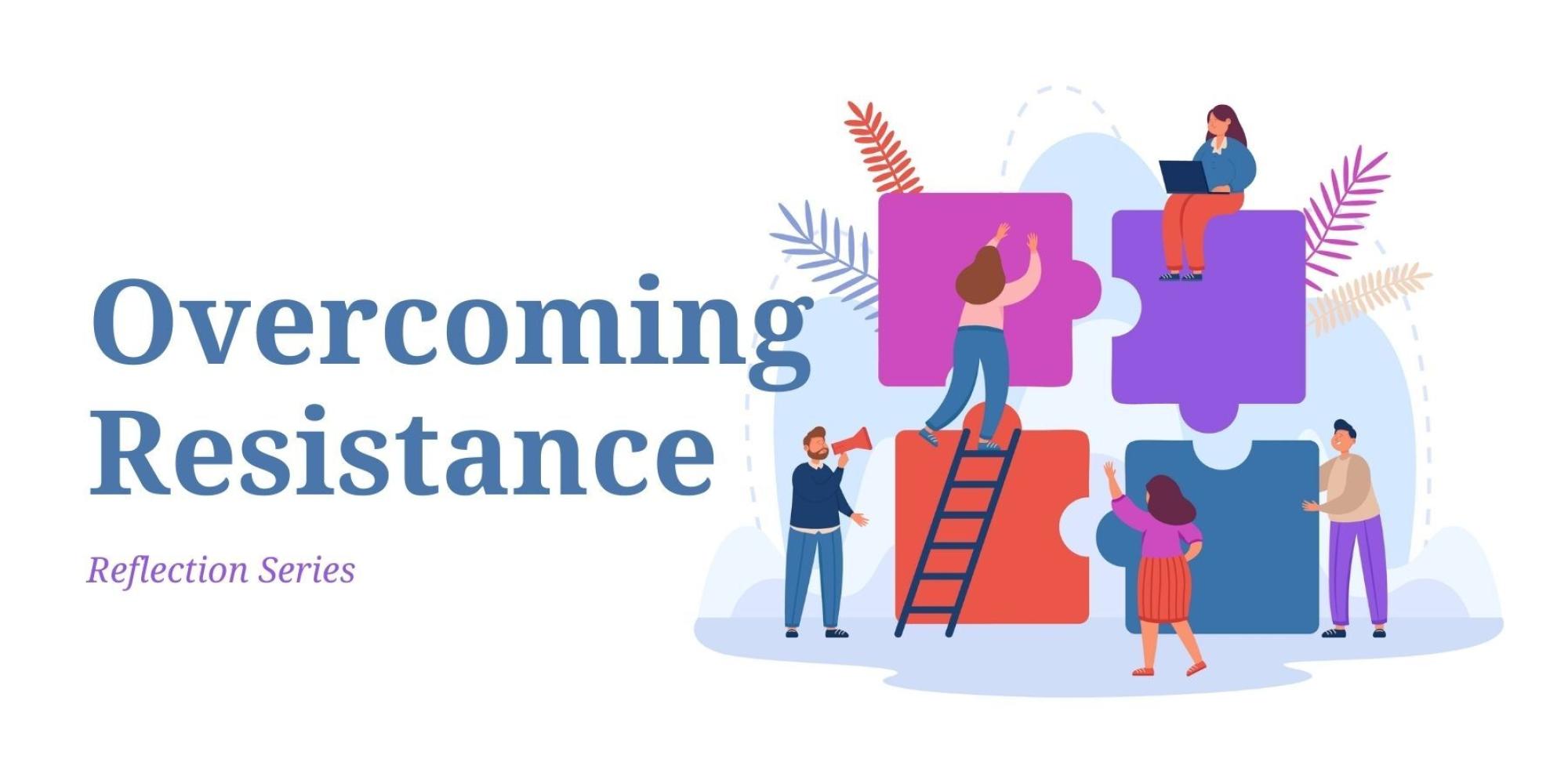 abstract image of people fixing a puzzle