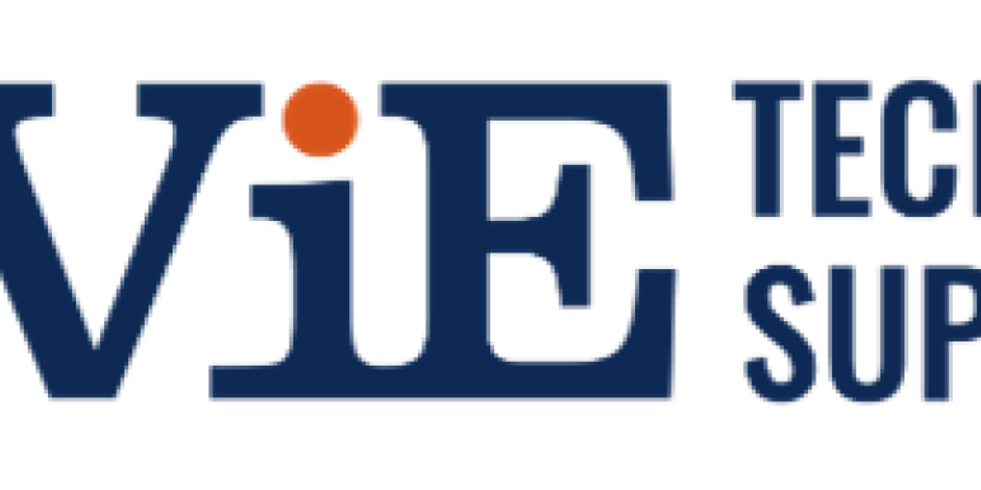 A dark blue logo that says GBViE Technical Support Hub. The dot above the i is orange.