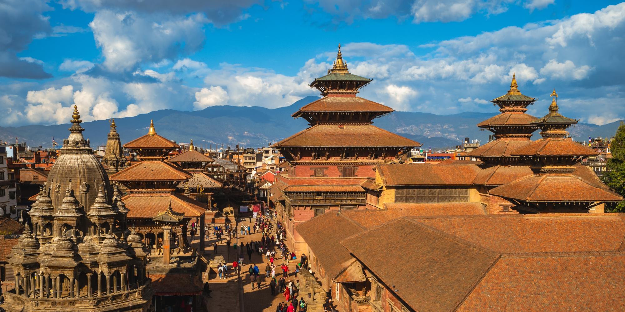 Scenery Patan Durbar Square Located Kathmandu