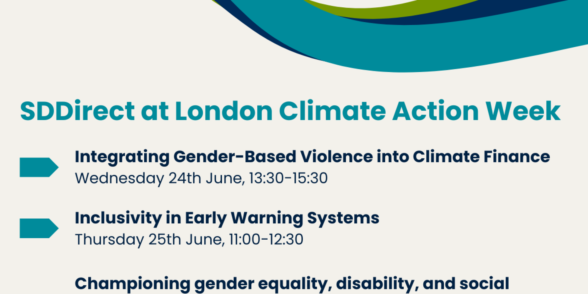 London Climate Action Week 